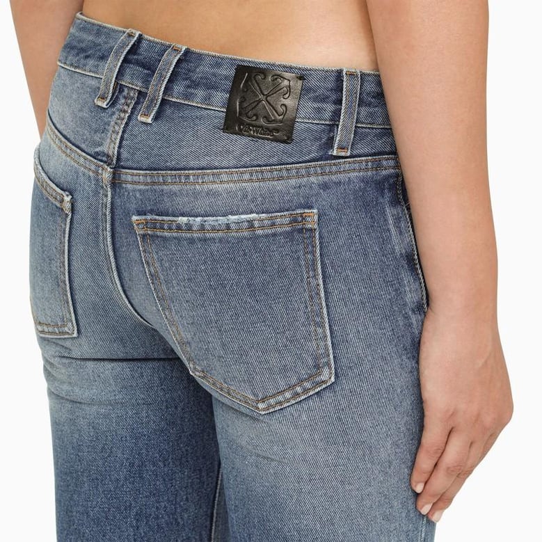 slim fit denim jeans by Selfnex