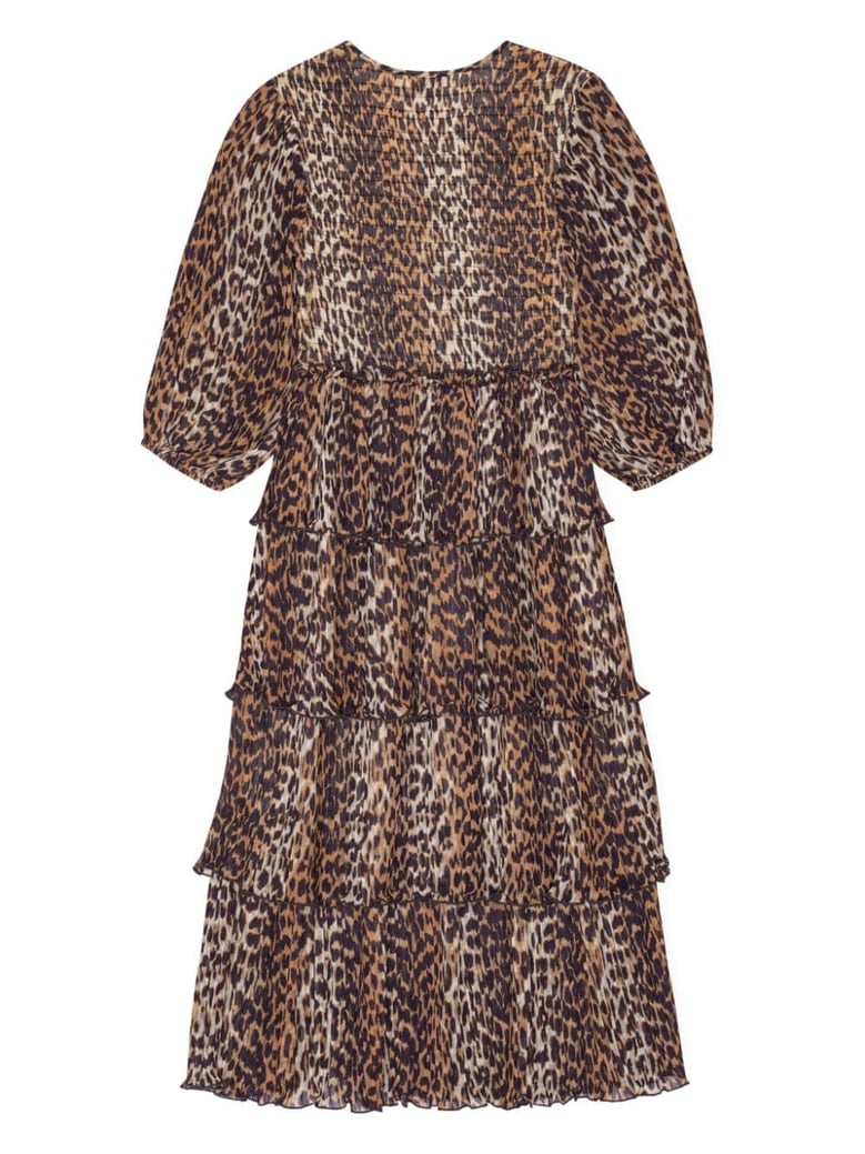 leopard print midi dress by Selfnex