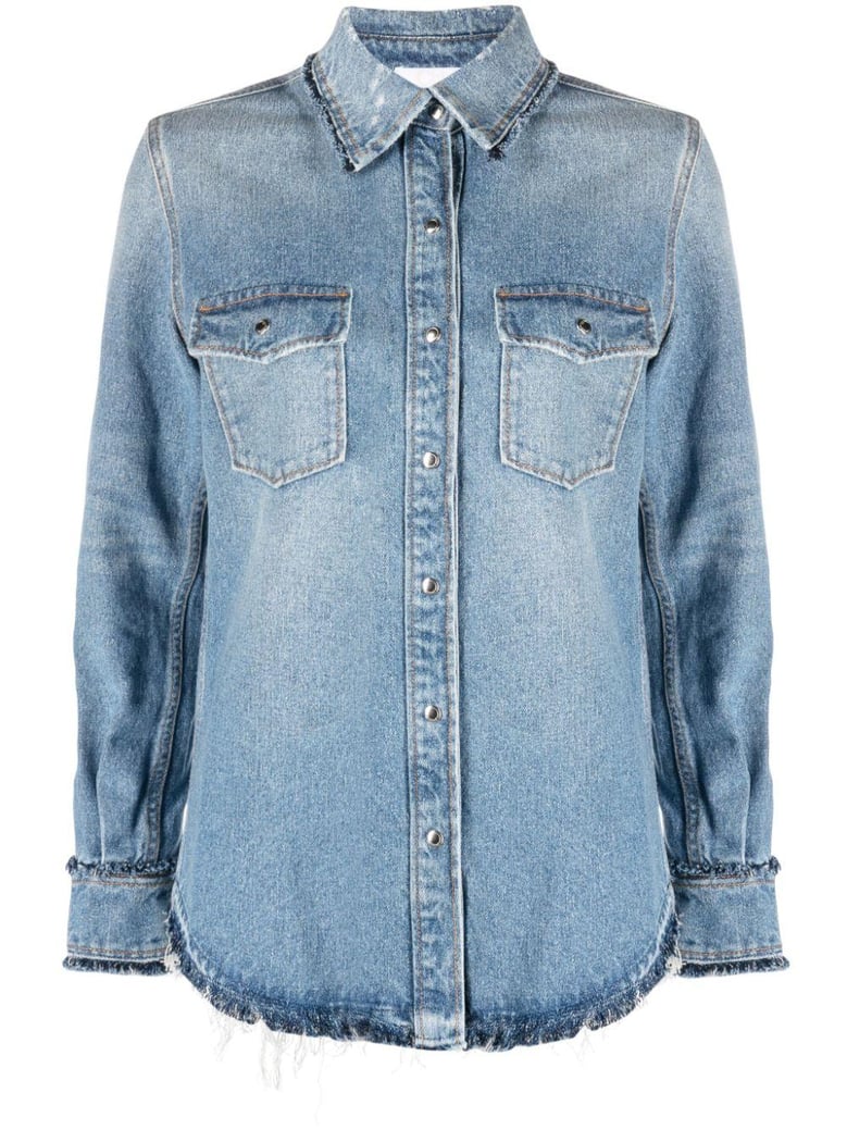 denim cotton shirt by Selfnex