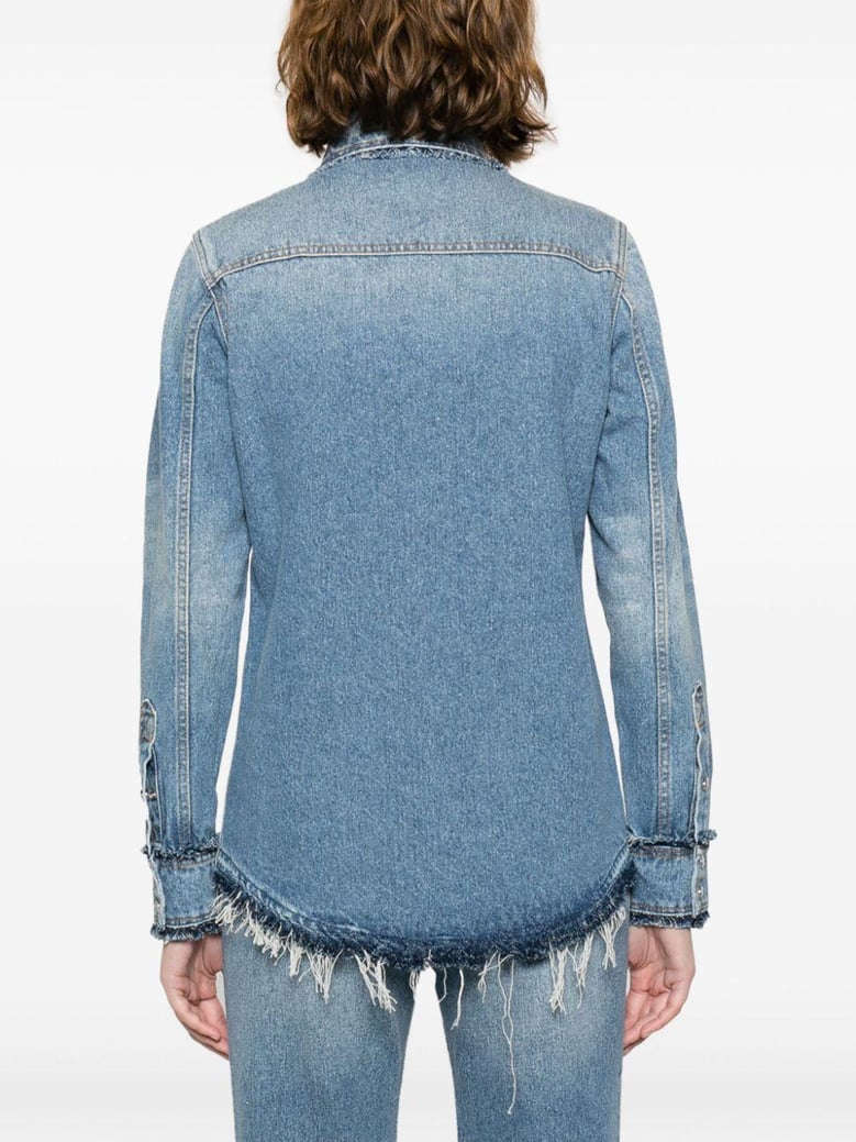 denim cotton shirt by Selfnex