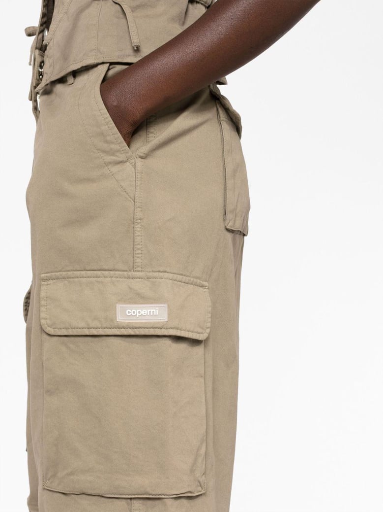 wide leg cargo trousers by Selfnex