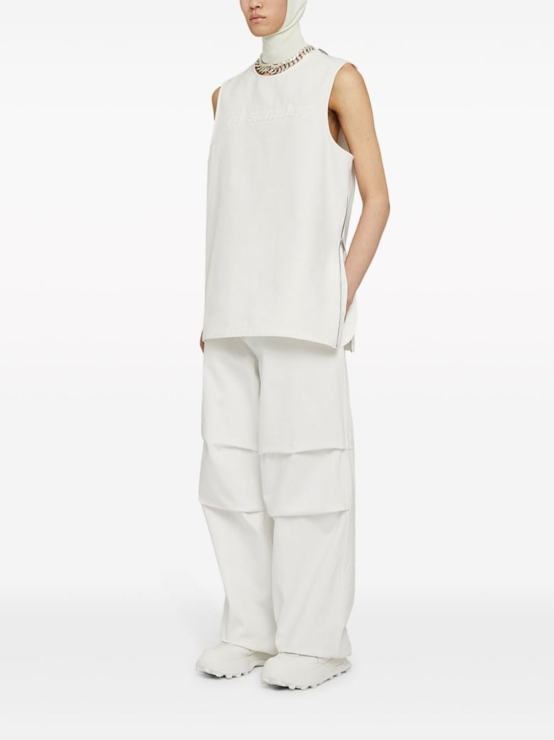 tapered cotton trousers by Selfnex