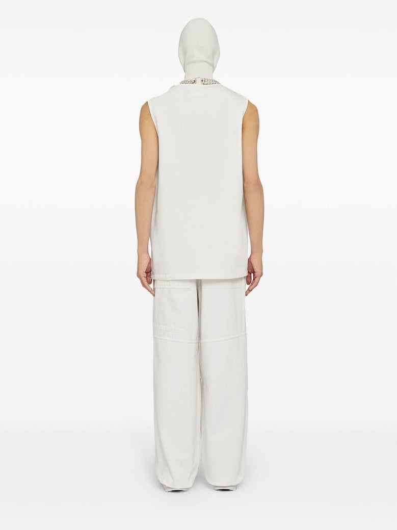 tapered cotton trousers by Selfnex