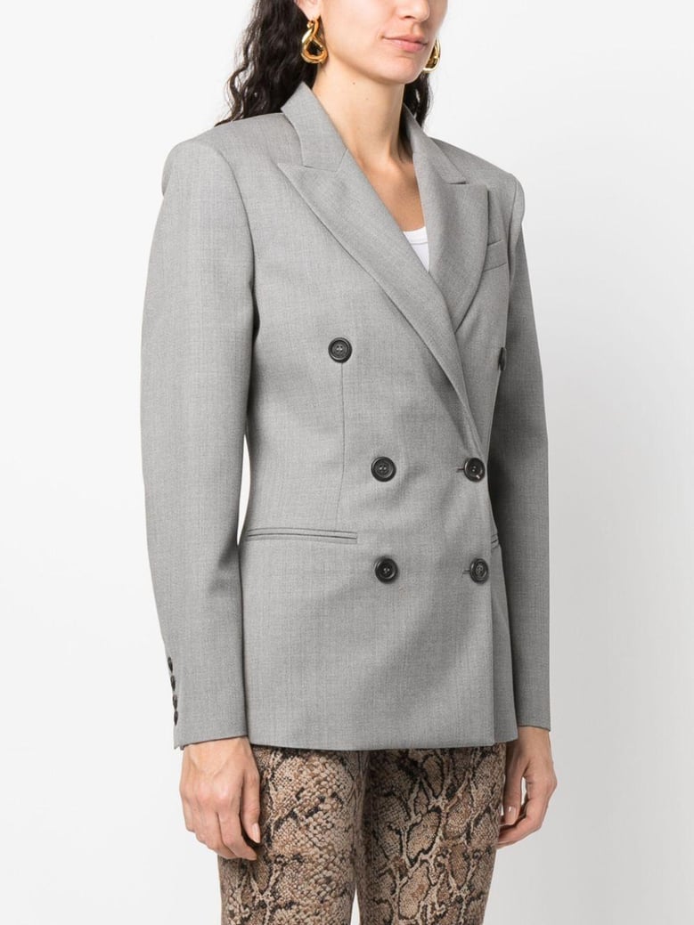double-breasted wool jacket by Selfnex