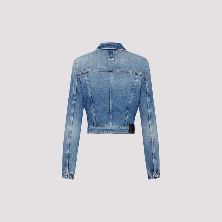 cropped denim jacket by Selfnex