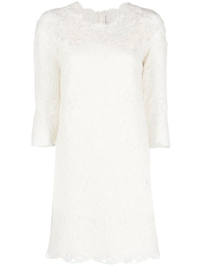 wool blend short dress by Selfnex