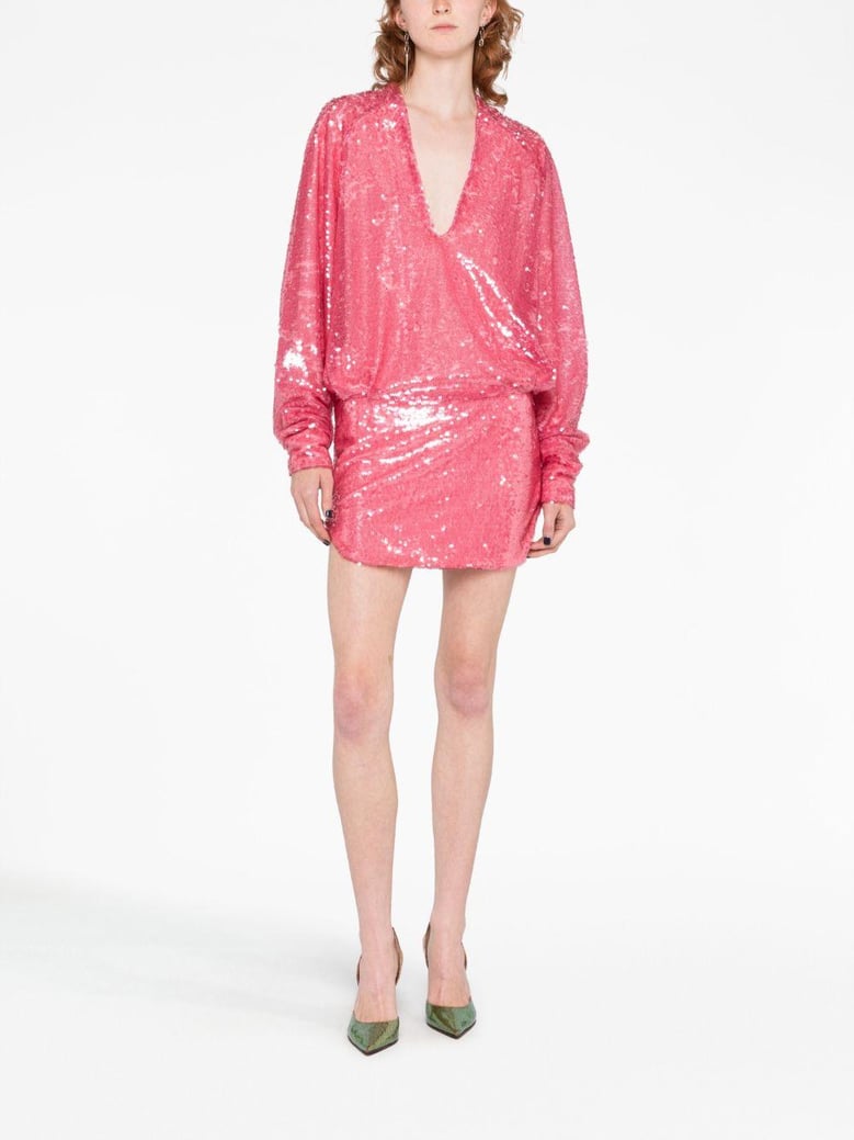 gael sequined mini dress by Selfnex