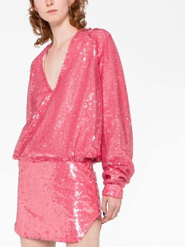 gael sequined mini dress by Selfnex