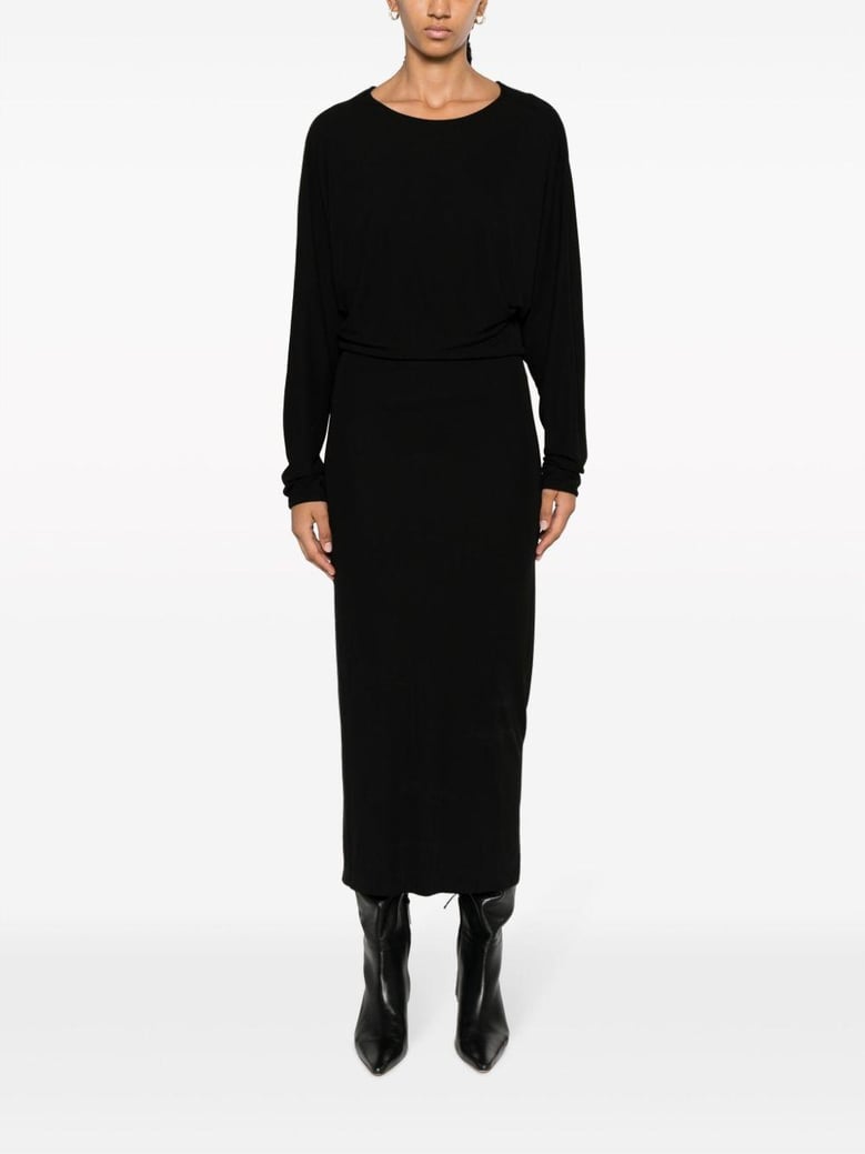 the trina viscose long dress by Selfnex
