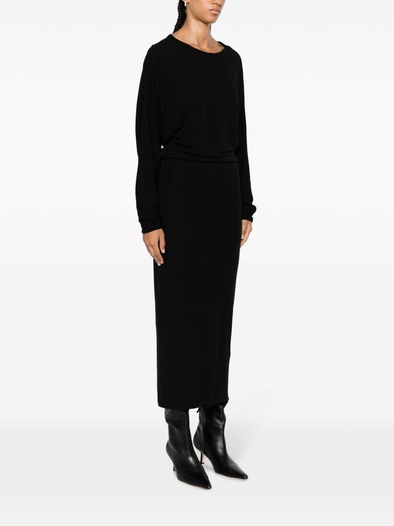 the trina viscose long dress by Selfnex