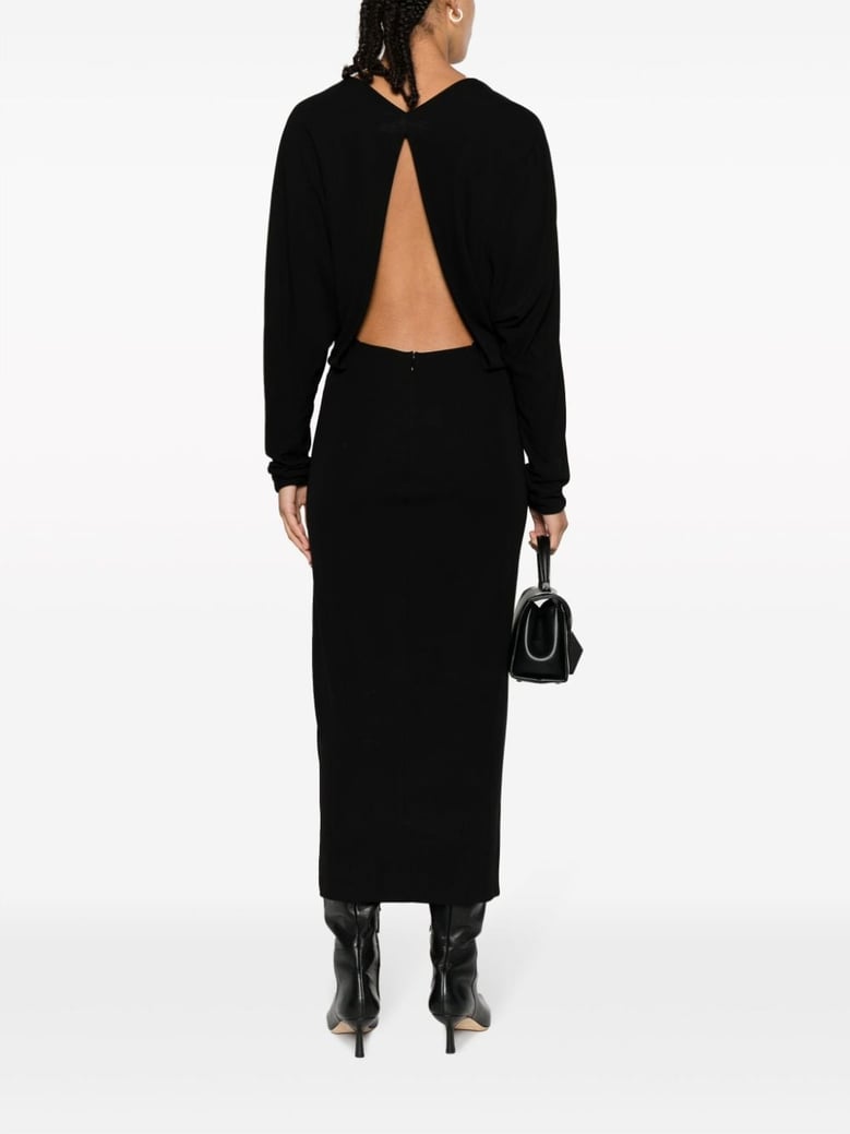 the trina viscose long dress by Selfnex