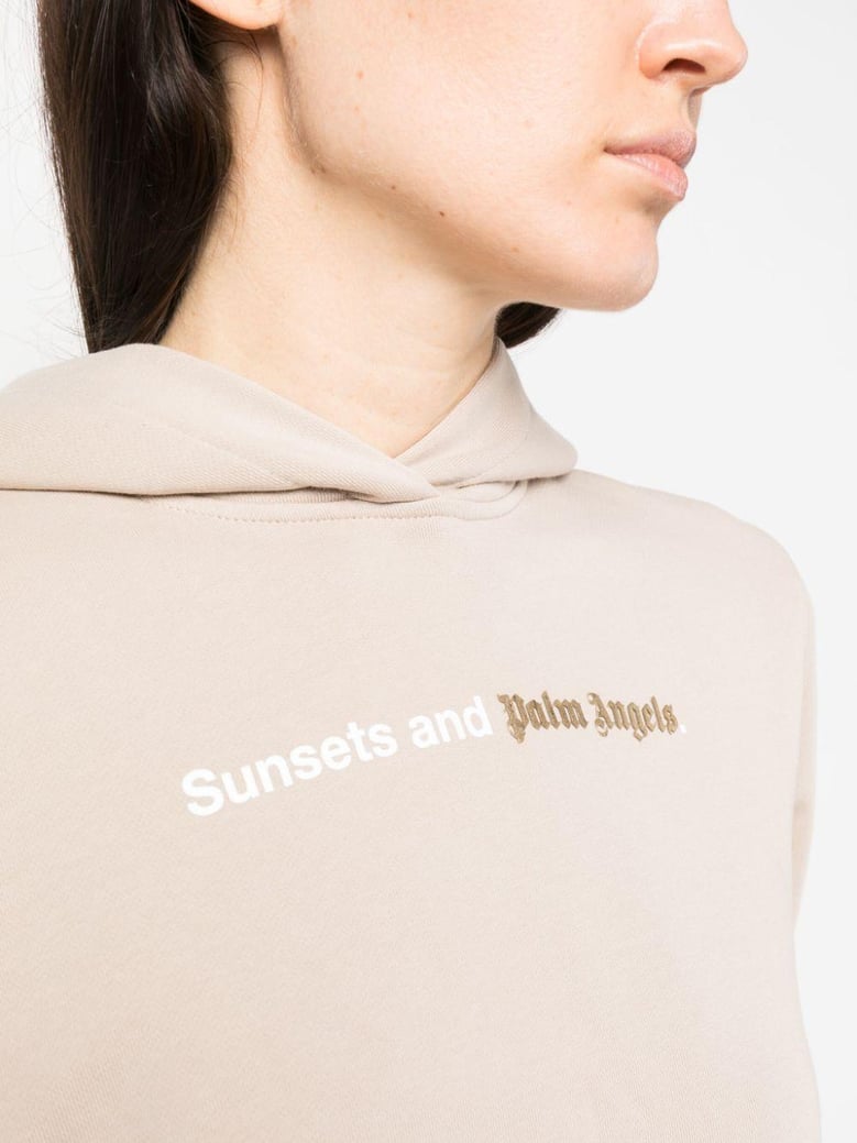 sunset cotton hoodie by Selfnex