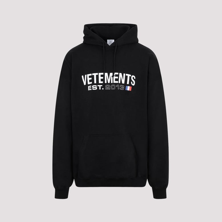 logo cotton hoodie by Selfnex