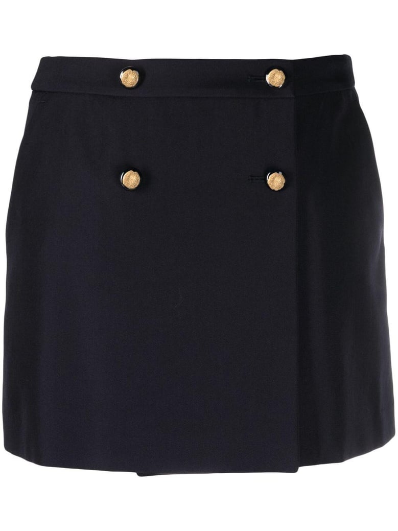 wool mini skirt by Selfnex