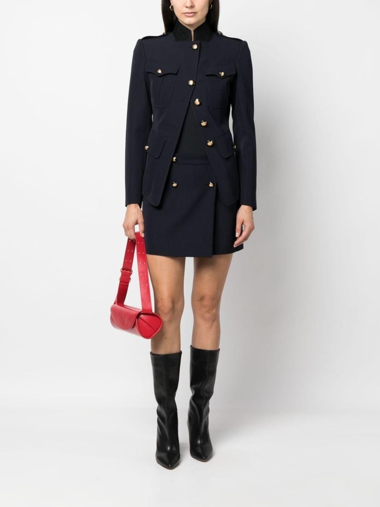 wool mini skirt by Selfnex