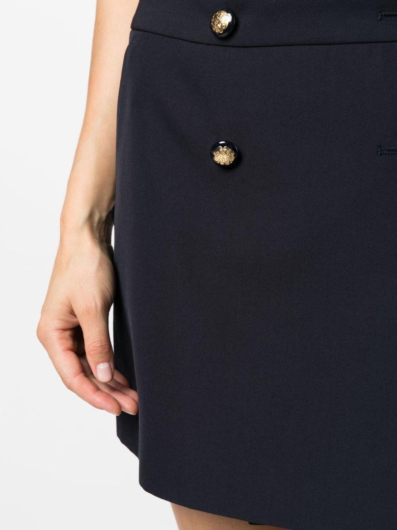 wool mini skirt by Selfnex