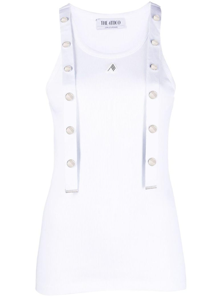 ribbed cotton tank top by Selfnex