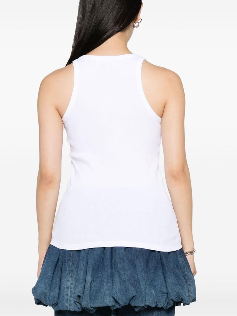 ribbed cotton tank top by Selfnex