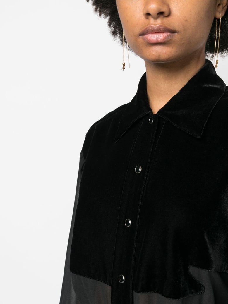 silk georgette shirt by Selfnex