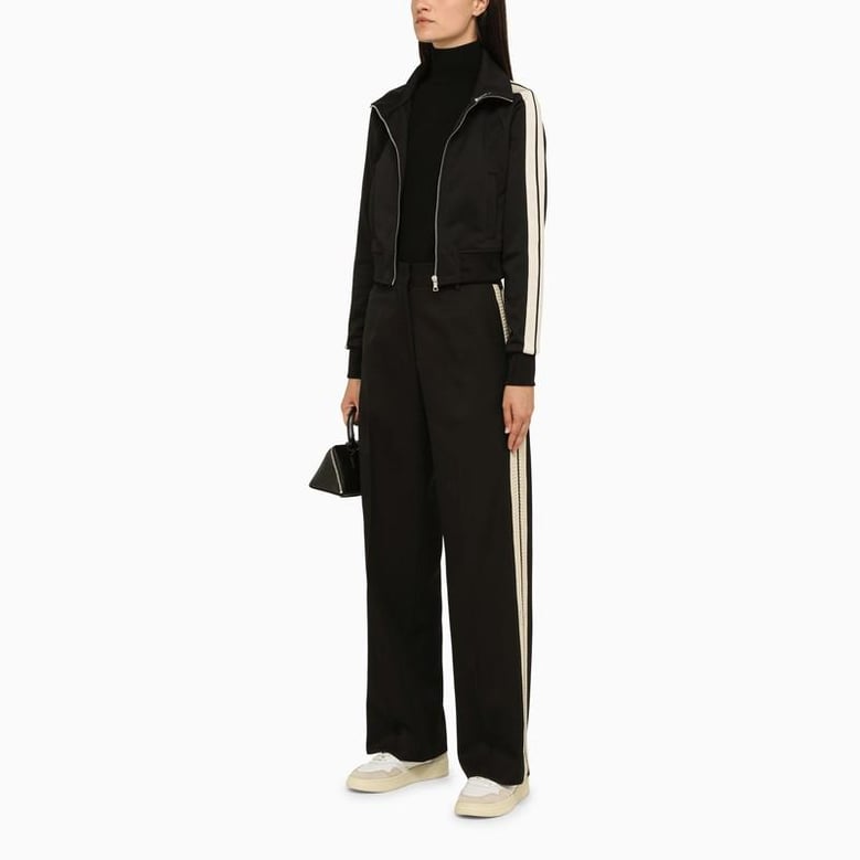 wool blend trousers by Selfnex