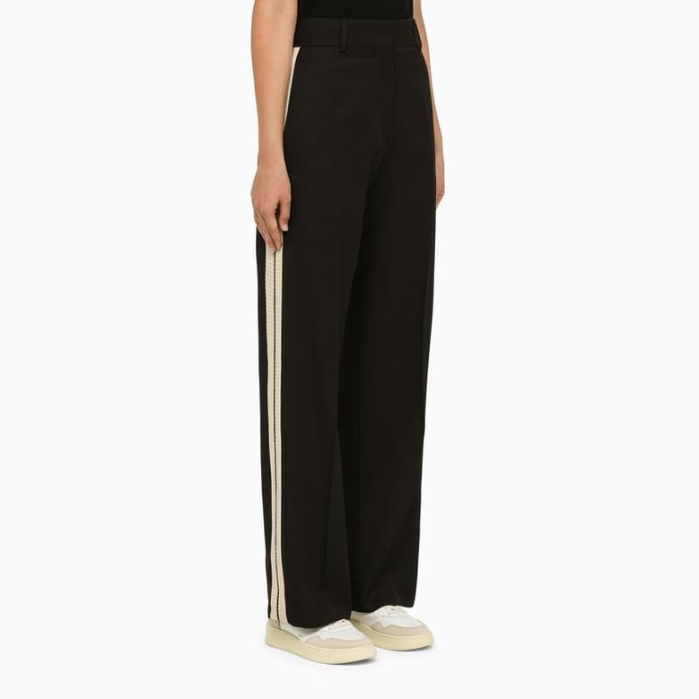 wool blend trousers by Selfnex