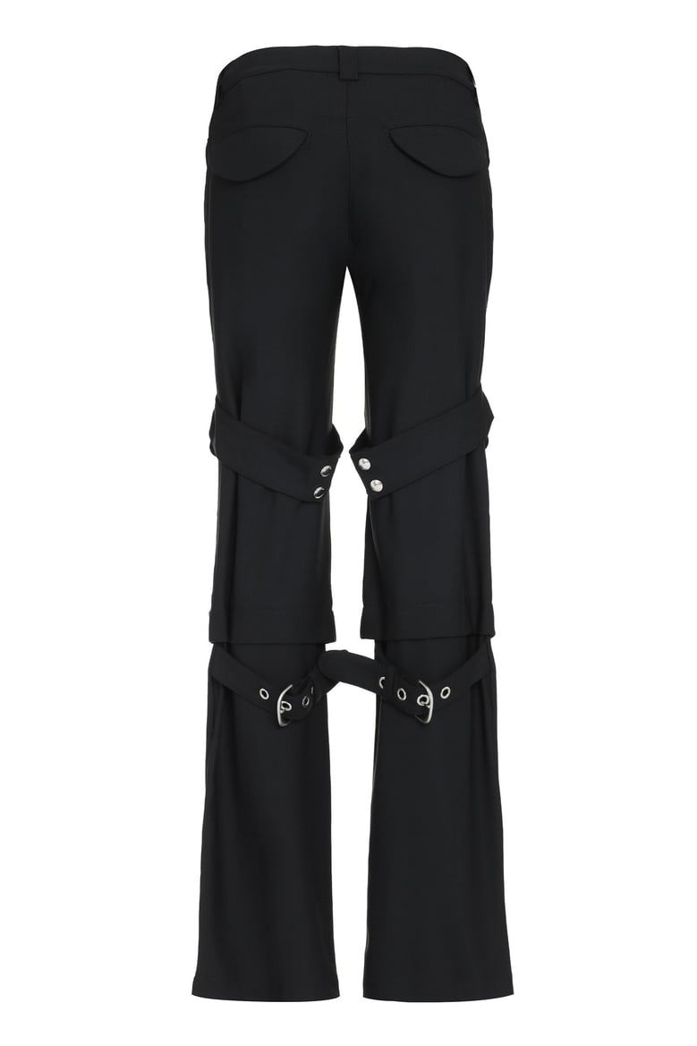 wool cargo trousers by Selfnex