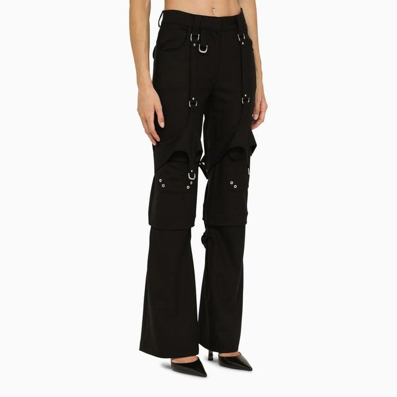 wool cargo trousers by Selfnex