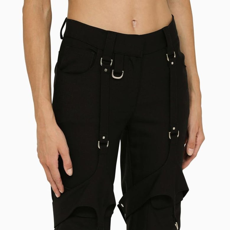 wool cargo trousers by Selfnex