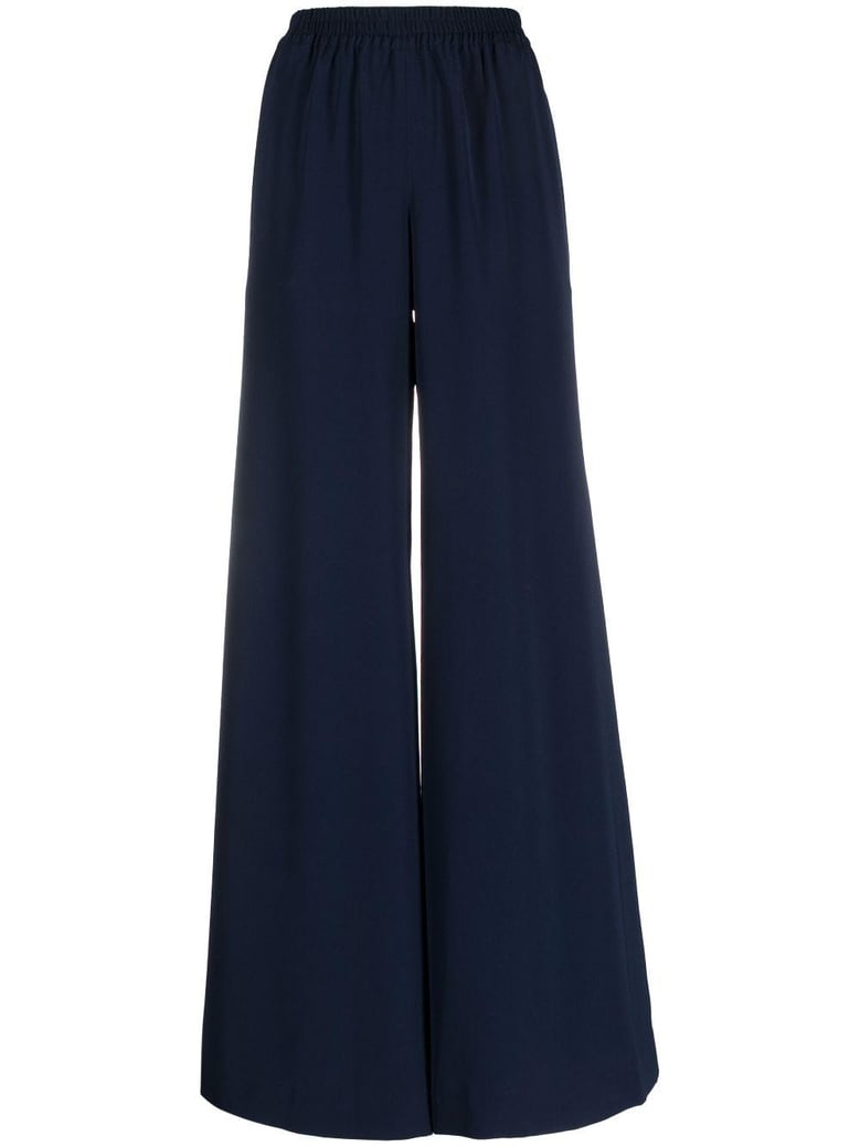 satin wide leg trousers by Selfnex