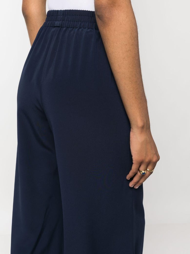 satin wide leg trousers by Selfnex