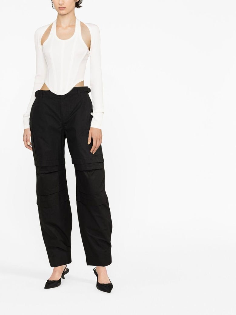 cotton cargo trousers by Selfnex