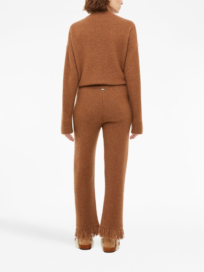 cashmere and silk blend trousers by Selfnex