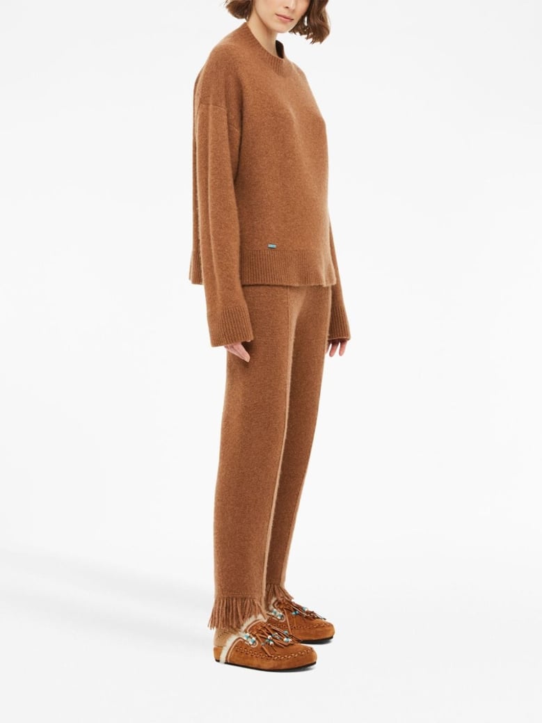cashmere and silk blend trousers by Selfnex