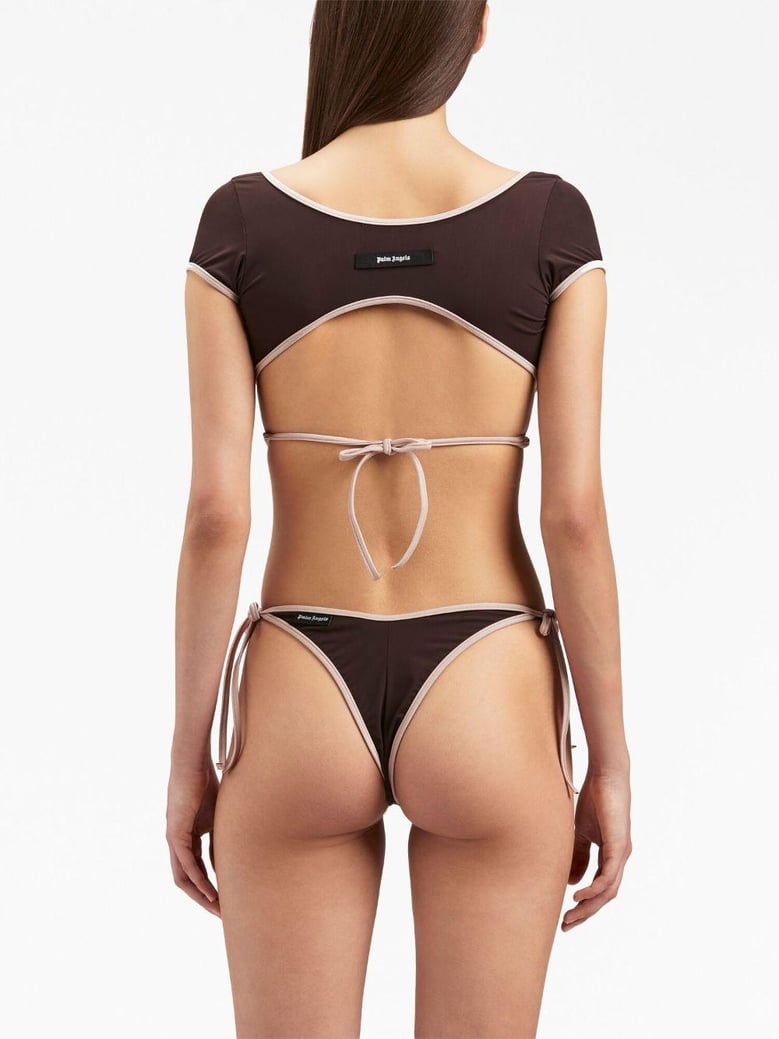 cap-sleeves bikini top by Selfnex