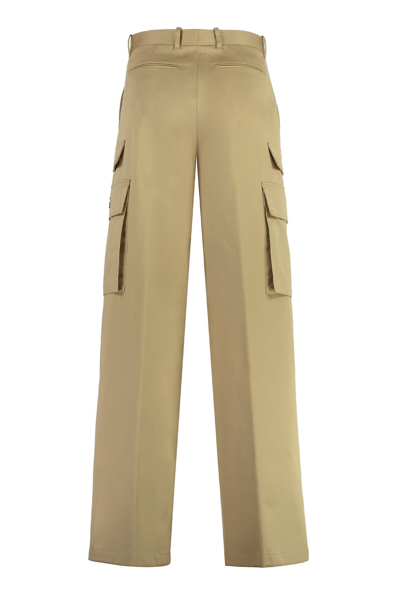 gabardine cargo trousers by Selfnex