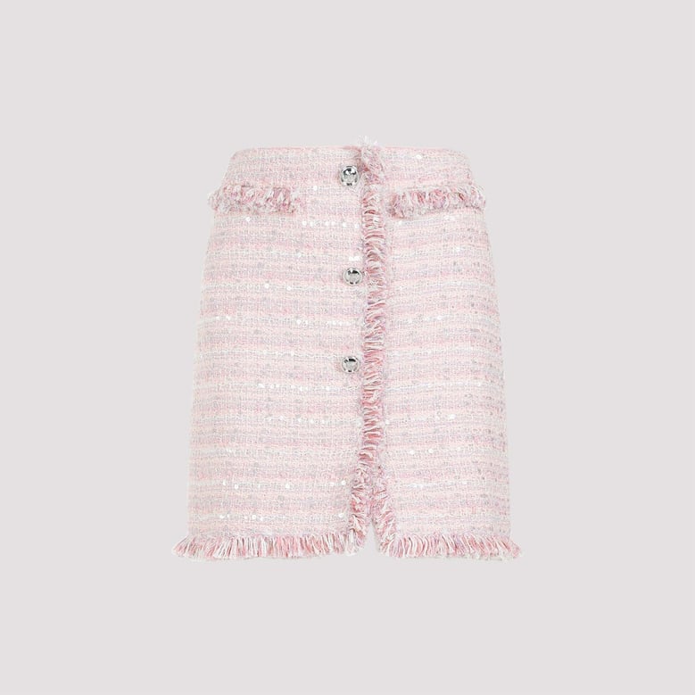 boucle mini skirt by Selfnex