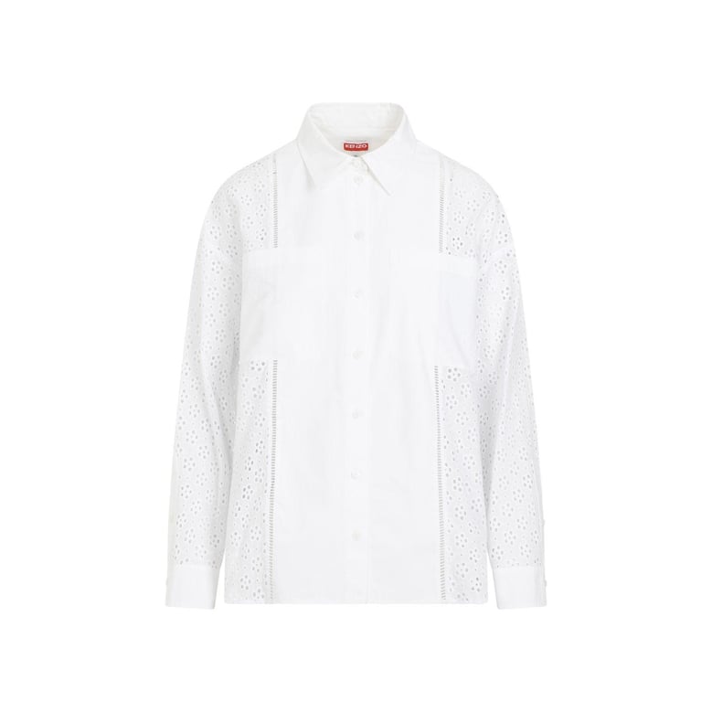 broderie anglaise shirt by Selfnex