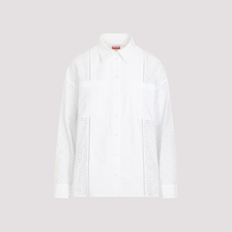 broderie anglaise shirt by Selfnex
