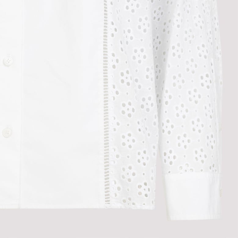 broderie anglaise shirt by Selfnex