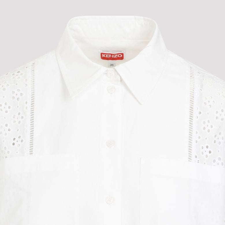 broderie anglaise shirt by Selfnex