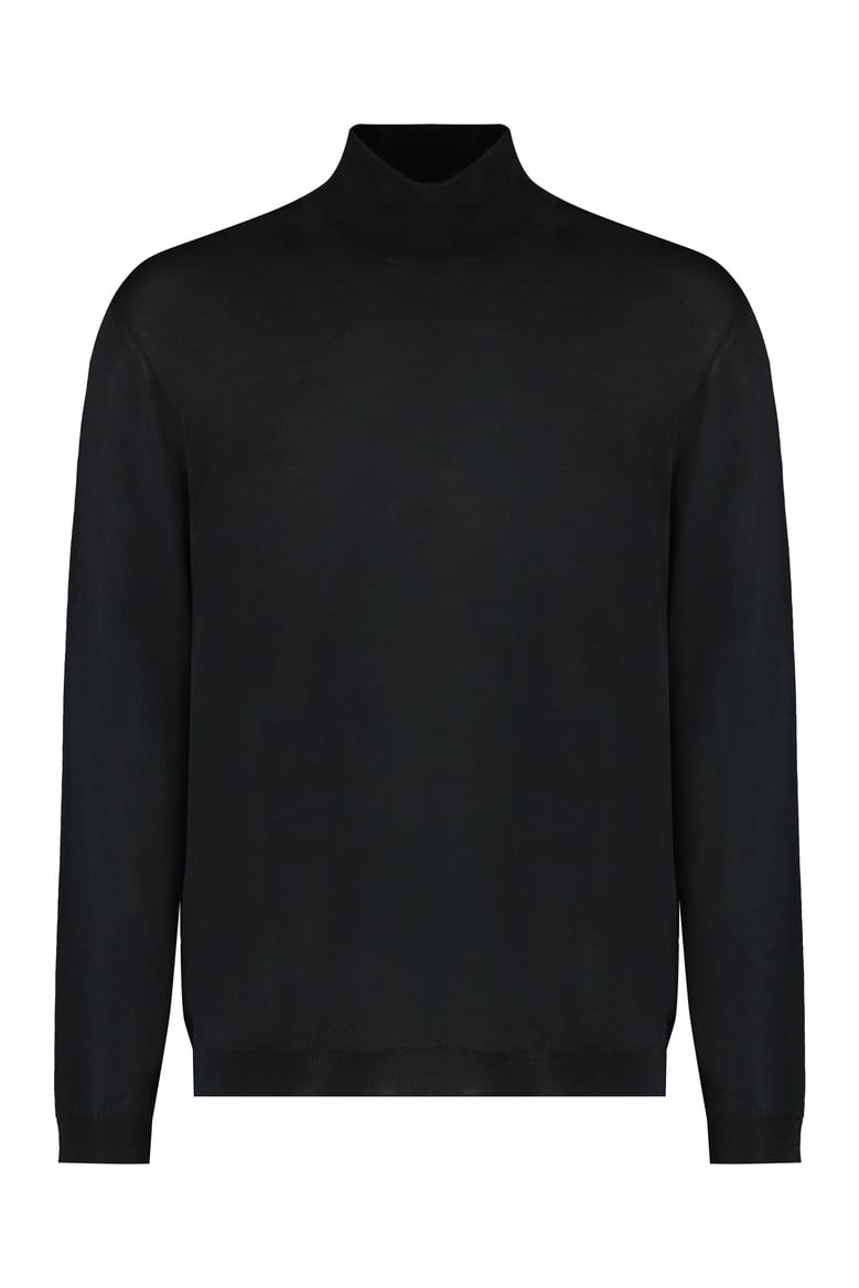 turtleneck wool pullover by Selfnex