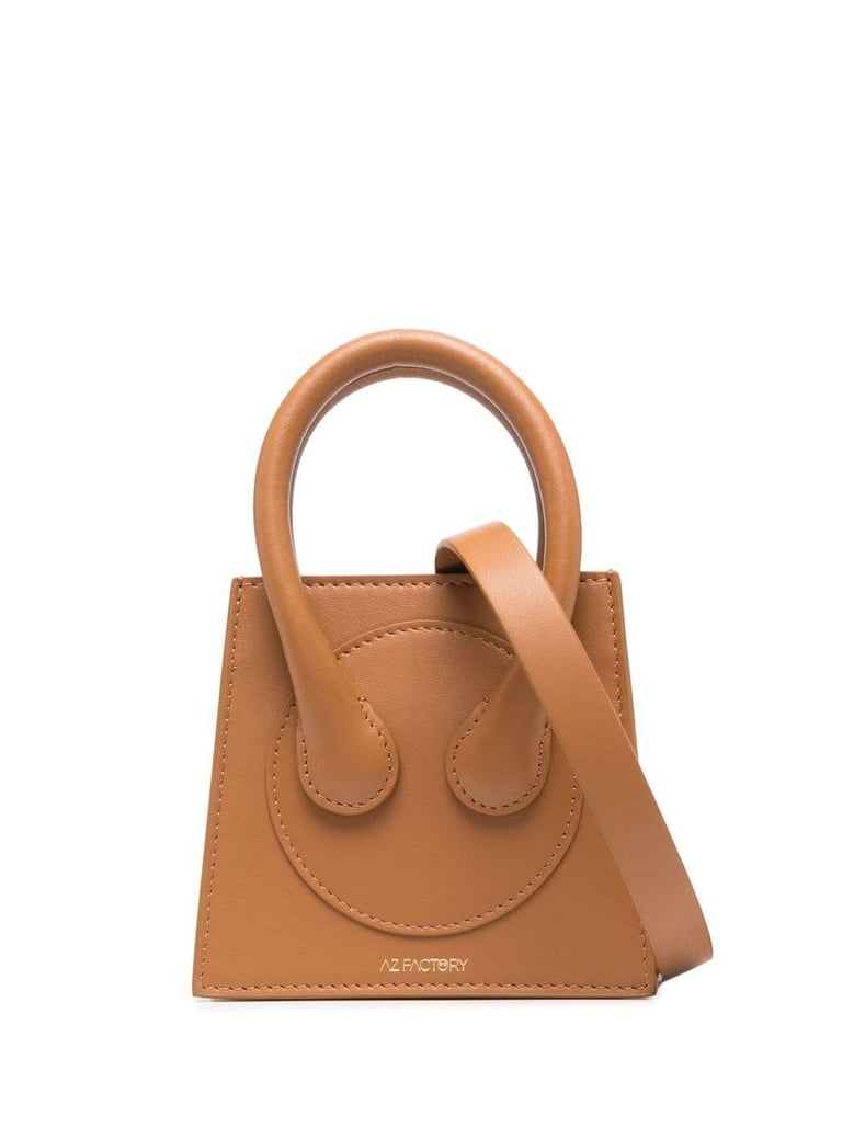 leather micro crossbody bag by Selfnex