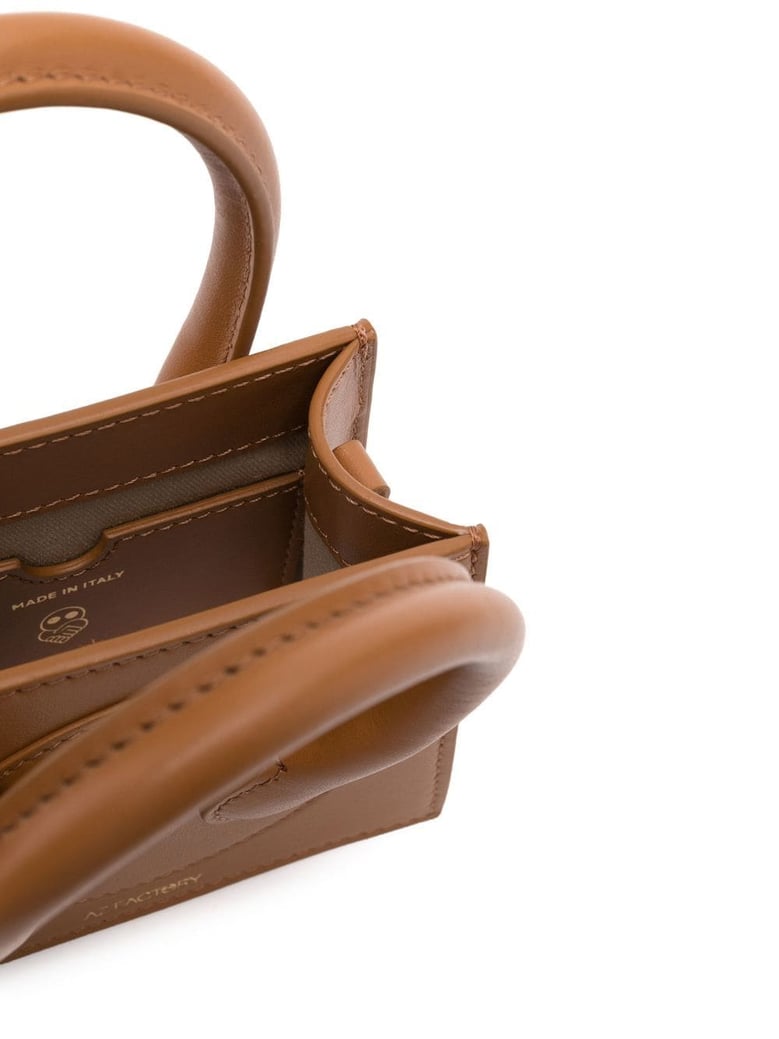 leather micro crossbody bag by Selfnex
