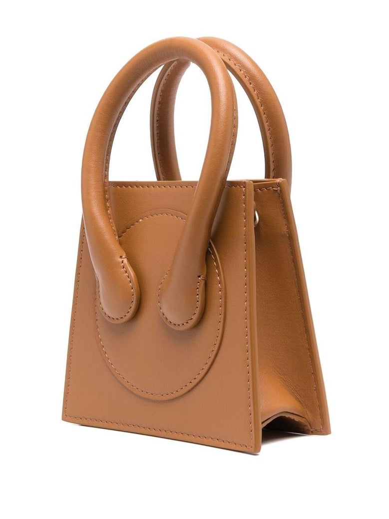 leather micro crossbody bag by Selfnex