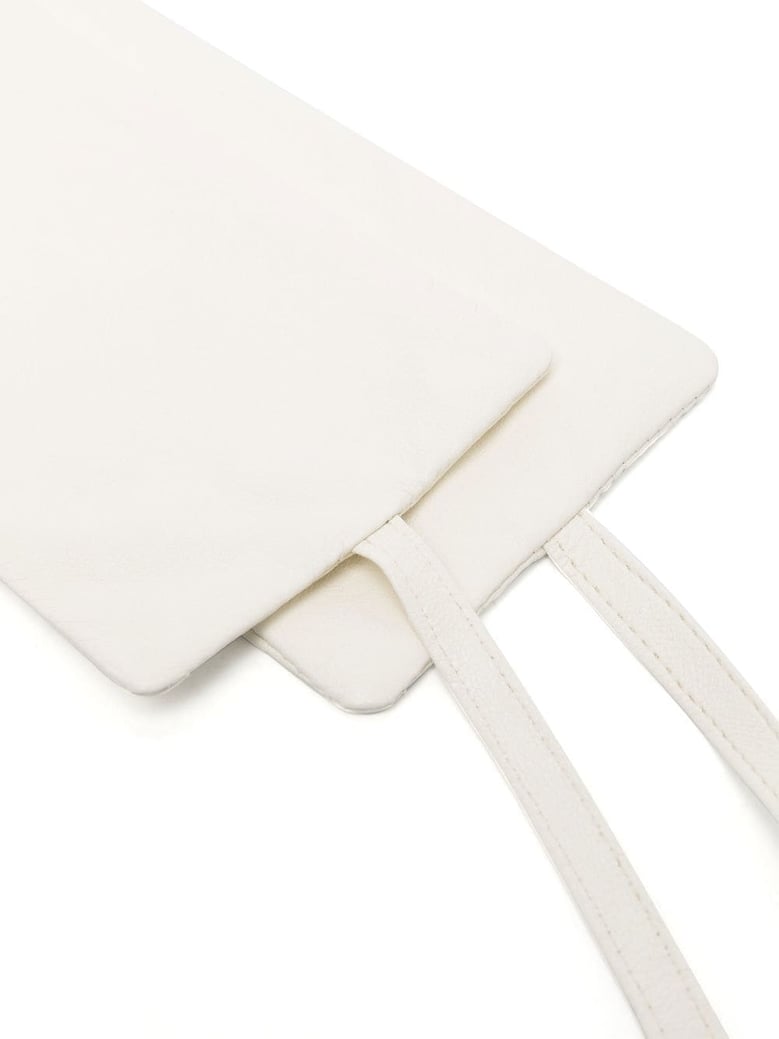 geisha tie-fastening leather belt by Selfnex