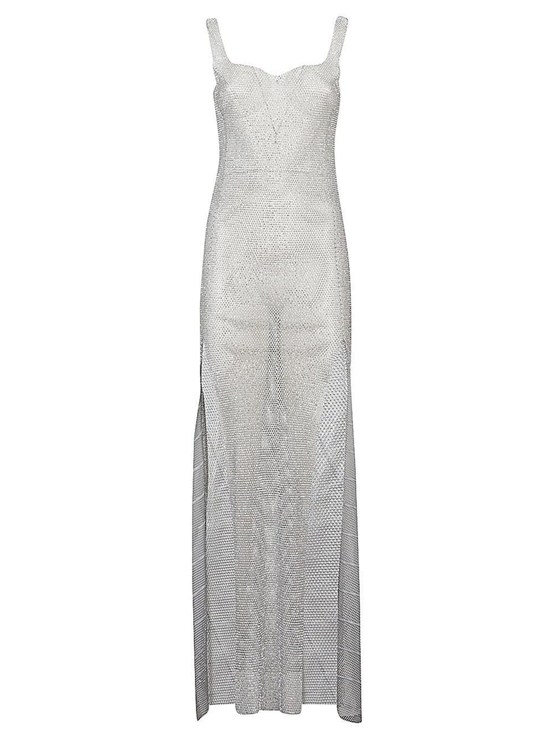 sleeveless long dress by Selfnex