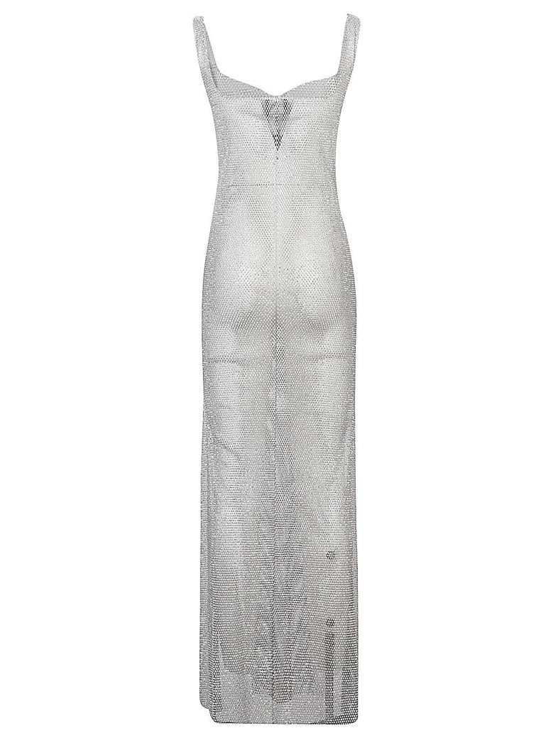 sleeveless long dress by Selfnex