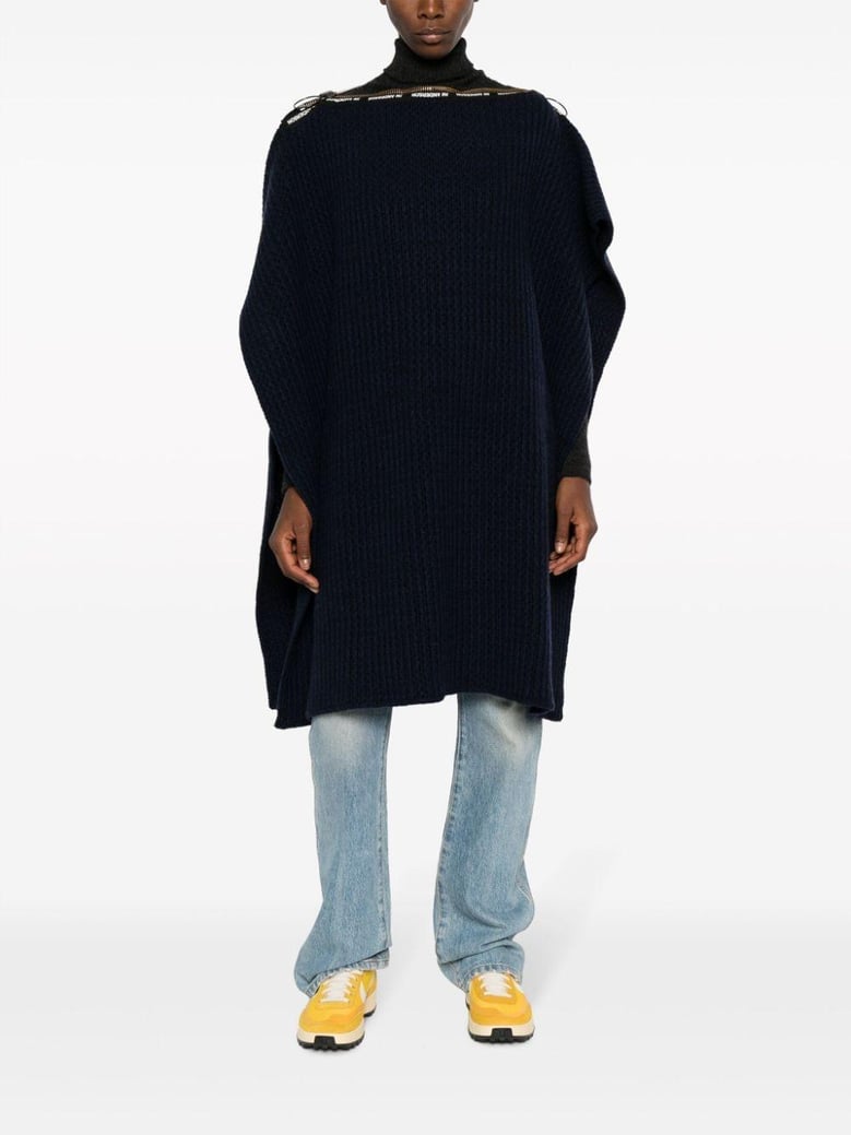 swann wool poncho by Selfnex