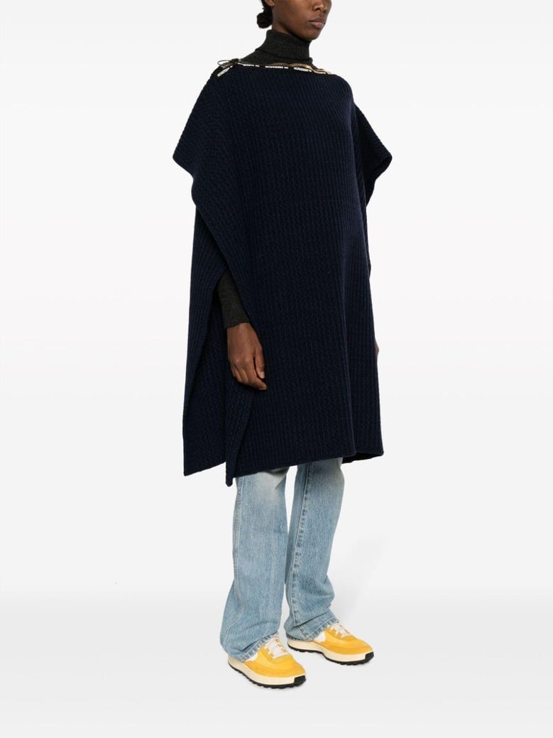swann wool poncho by Selfnex