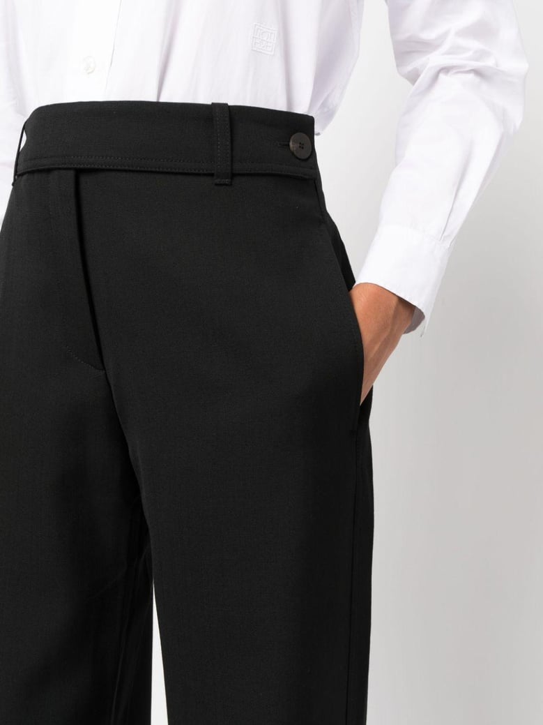 wool blend trousers by Selfnex